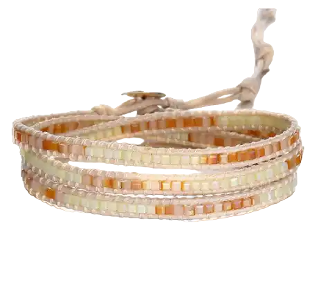 MULTILAYER WICKELARMBAND MIT STEINEN