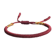 Tibetan Bracelet Bordeaux Red
