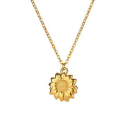 Crescent Necklace Gold