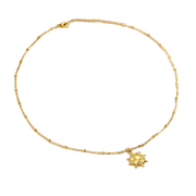 Crescent Necklace Gold
