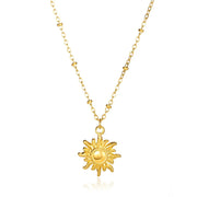 Crescent Necklace Gold