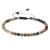 India Agates Boho Armband – Verstellbar, Handgemacht