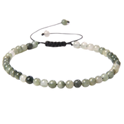 Grass Stone Boho Armband – Verstellbar, Handgemacht