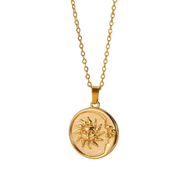Crescent Necklace Gold