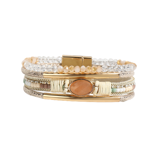 Böhmisches Armband mit Magnetverschluss