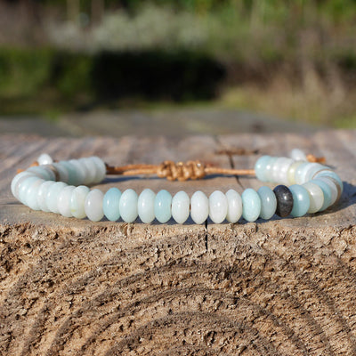 Amazonit Armband Boho