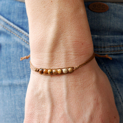 Jaspis Armband