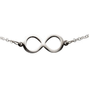 Unendlichkeitszeichen Armband silber
