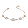 Blüten Ornament Armband, Rosegold