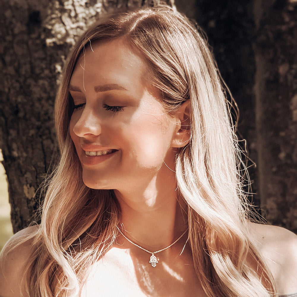 Fatimas-Hand Halskette