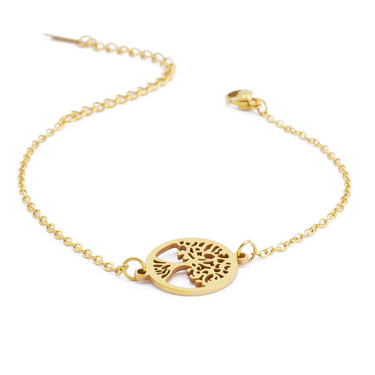 Gold-Lebensbaum-Armband