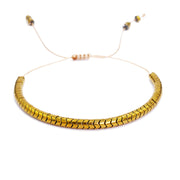 Gold Hämatit Armband
