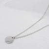 Halskette Plättchen Silber
