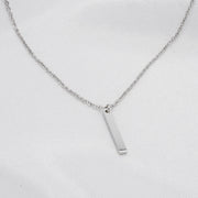 Halskette Stäbchen Silber