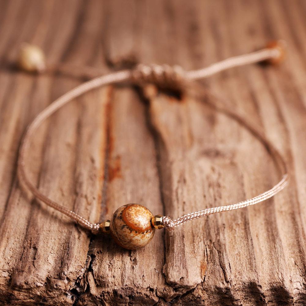 Jaspis Yoga & Boho Armband