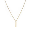 Gold Kette mit Stäbchen