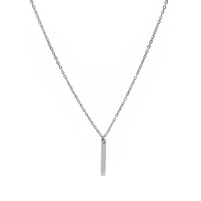 Silber Kette mit Stäbchen