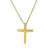 Kreuz Kette Gold (Edelstahl, vergoldet)