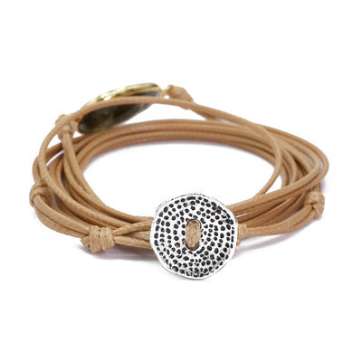 Labradorit Wachsschnur Armband
