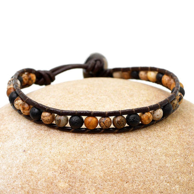 Lava Stein Armband