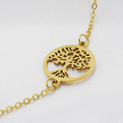 Gold Lebensbaum Armband