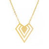 Pfeilspitze Kette in Gold Optik