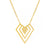 Pfeilspitze Kette in Gold Optik