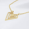 Pfeilspitze Kette in Gold Optik