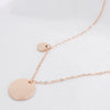 Rosegold Kette mit 2 Plättchen