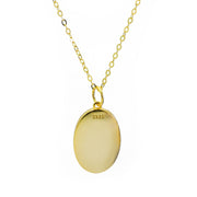 St. Maria Amulett Kette Gold (vergoldet)