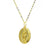 St. Maria Amulett Kette Gold