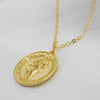 St. Maria Amulett Kette Gold