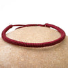 Tibetisches Armband Bordeux Rot