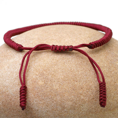 Tibetisches Armband Bordeux