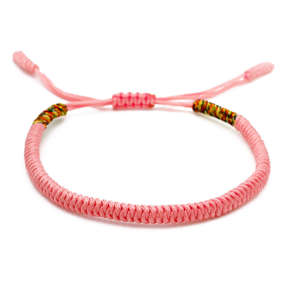 Tibetisches Armband in rosa