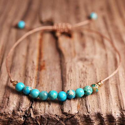 Türkis Perlen Armband