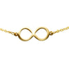 Unendlichkeitszeichen Armband Gold (vergoldet)