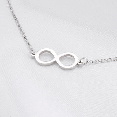 Unendlichkeitszeichen Kette Silber