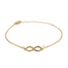 Unendlichkeitszeichen Armband Gold (vergoldet)