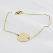 Armband Plättchen Gold
