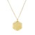 Blume des Lebens Kette Gold