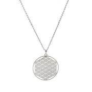 Blume des Lebens Kette Silber