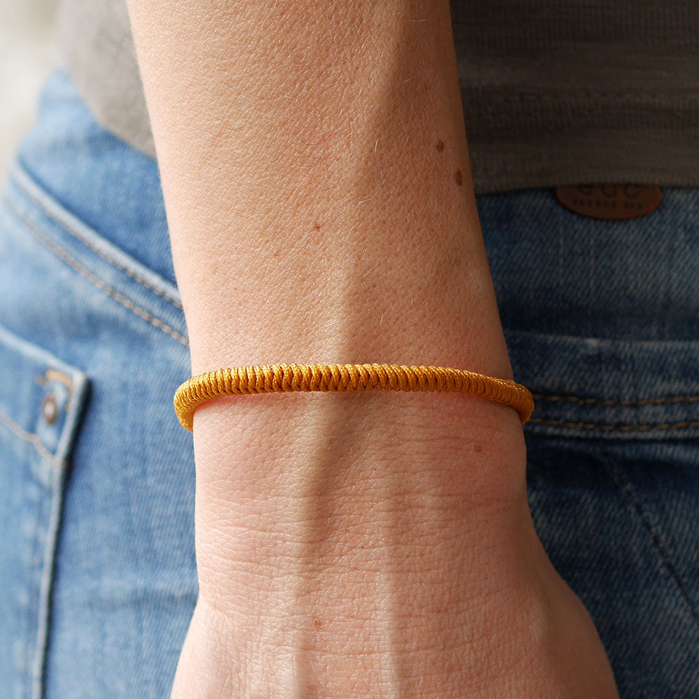 Tibetisches Armband gelb