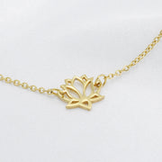 Lotus Armband Gold Detail