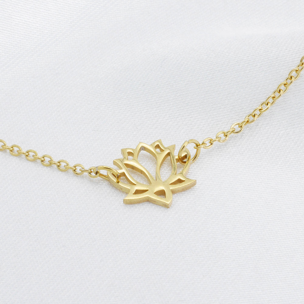 Lotus Armband Gold (vergoldet)