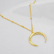 Halbmond Kette Gold