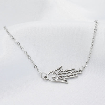 Hamsa Hand / Fatimas Hand Armband Silber
