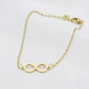 Unendlichkeitszeichen Armband Gold (vergoldet)