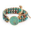jaspis armband in türkis