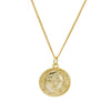 Sonne Mond Halskette Gold (vergoldet)